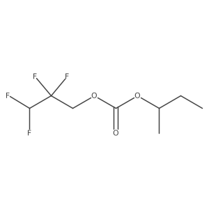 sec-Butyl 2,2,3,3-tetrafluoropropyl carbonate结构式
