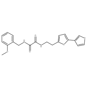N1-(2-(5-(furan-3-yl)thiophen-2-yl)ethyl)-N2-(2-methoxybenzyl)oxalamide Structure