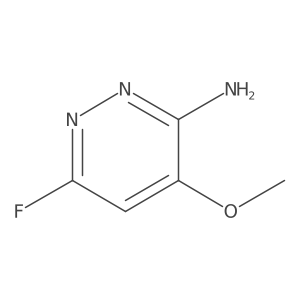 6-Fluoro-4-methoxypyridazin-3-amine Structure