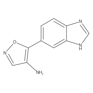 5-(1H-1,3-benzodiazol-5-yl)-1,2-oxazol-4-amine Structure