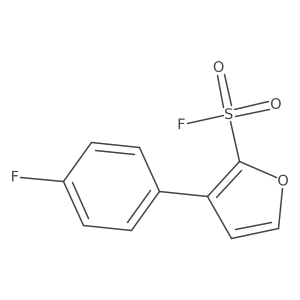 3-(4-Fluorophenyl)furan-2-sulfonyl fluoride Structure
