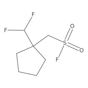 [1-(Difluoromethyl)cyclopentyl]methanesulfonyl fluoride Structure