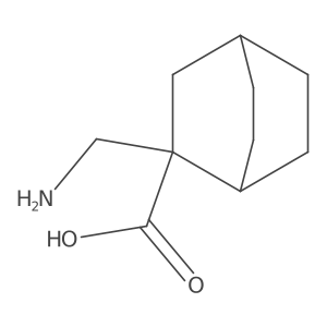 2-(Aminomethyl)bicyclo[2.2.2]octane-2-carboxylic acid结构式