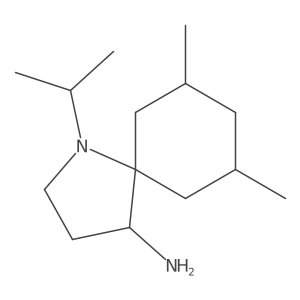 7,9-Dimethyl-1-(propan-2-yl)-1-azaspiro[4.5]decan-4-amine Structure