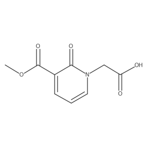 2-(3-(Methoxycarbonyl)-2-oxopyridin-1(2H)-yl)acetic acid结构式