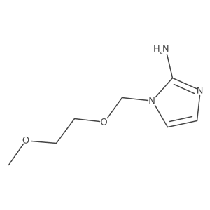 1-[(2-methoxyethoxy)methyl]-1H-imidazol-2-amine Structure