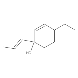 4-Ethyl-1-(prop-1-en-1-yl)cyclohex-2-en-1-ol Structure
