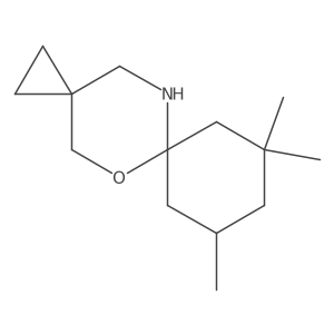 8,8,10-Trimethyl-5-oxa-12-azadispiro[2.2.5^{6}.2^{3}]tridecane Structure