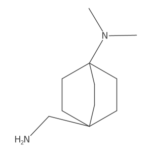 4-(Aminomethyl)-N,N-dimethylbicyclo[2.2.2]octan-1-amine Structure