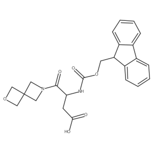 3-({[(9H-fluoren-9-yl)methoxy]carbonyl}amino)-4-{2-oxa-6-azaspiro[3.3]heptan-6-yl}-4-oxobutanoic acid Structure
