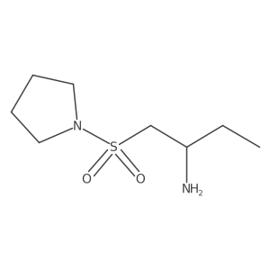 1-(Pyrrolidine-1-sulfonyl)butan-2-amine Structure