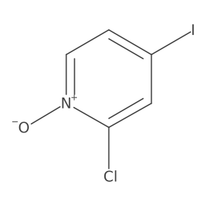 2-Chloro-4-iodopyridine 1-oxide Structure