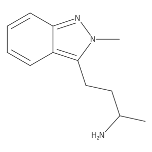 (2S)-4-(2-methyl-2H-indazol-3-yl)butan-2-amine结构式
