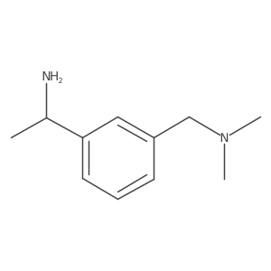 (1S)-1-{3-[(dimethylamino)methyl]phenyl}ethan-1-amine结构式
