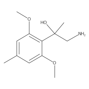 1-Amino-2-(2,6-dimethoxy-4-methylphenyl)propan-2-ol Structure