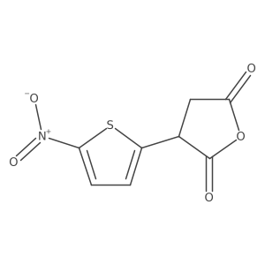 3-(5-Nitrothiophen-2-yl)oxolane-2,5-dione Structure