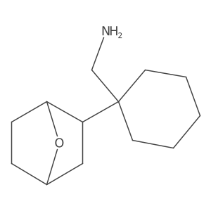 (1-{7-Oxabicyclo[2.2.1]heptan-2-yl}cyclohexyl)methanamine结构式