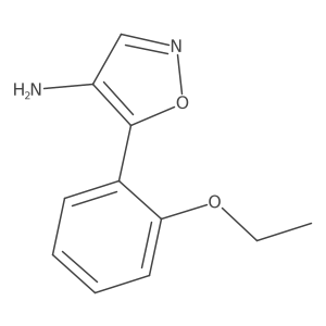 5-(2-Ethoxyphenyl)-1,2-oxazol-4-amine结构式