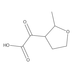 2-(2-Methyloxolan-3-yl)-2-oxoacetic acid Structure