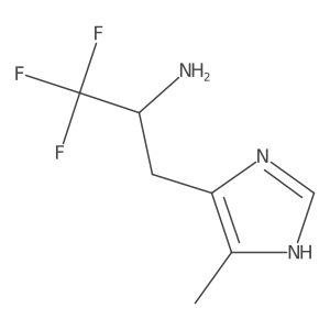 1,1,1-trifluoro-3-(4-methyl-1H-imidazol-5-yl)propan-2-amine Structure