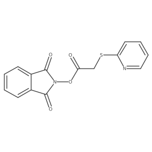 1,3-dioxo-2,3-dihydro-1H-isoindol-2-yl 2-(pyridin-2-ylsulfanyl)acetate Structure