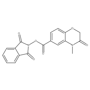1,3-dioxo-2,3-dihydro-1H-isoindol-2-yl 4-methyl-3-oxo-3,4-dihydro-2H-1,4-benzoxazine-6-carboxylate Structure