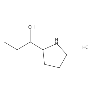 1-[(2S)-Pyrrolidin-2-yl]propan-1-ol;hydrochloride结构式