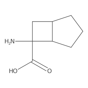 6-Aminobicyclo[3.2.0]heptane-6-carboxylic acid结构式