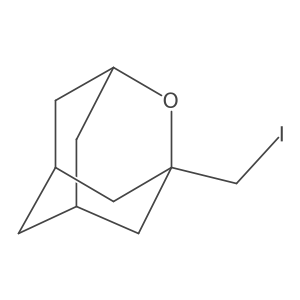 1-(Iodomethyl)-2-oxatricyclo[3.3.1.13,7]decane结构式
