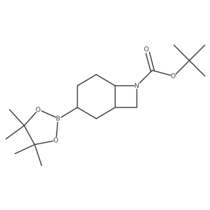 Tert-butyl 3-(4,4,5,5-tetramethyl-1,3,2-dioxaborolan-2-YL)-7-azabicyclo[4.2.0]octane-7-carboxylate结构式