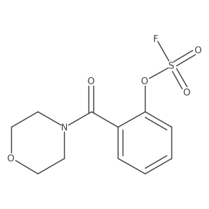 4-(2-Fluorosulfonyloxybenzoyl)morpholine结构式