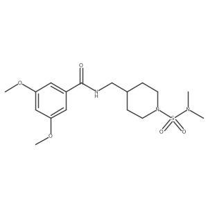 N-{[1-(dimethylsulfamoyl)piperidin-4-yl]methyl}-3,5-dimethoxybenzamide Structure