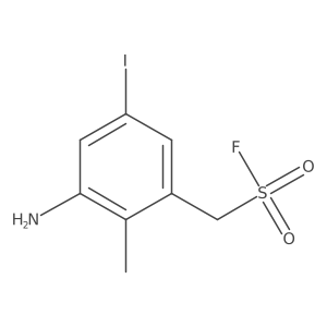 (3-Amino-5-iodo-2-methylphenyl)methanesulfonyl fluoride结构式