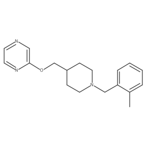 2-({1-[(2-Methylphenyl)methyl]piperidin-4-yl}methoxy)pyrazine Structure