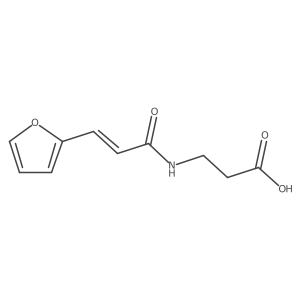 3-[3-(Furan-2-yl)prop-2-enamido]propanoic acid Structure