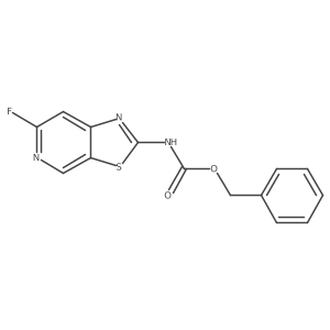benzyl N-{6-fluoro-[1,3]thiazolo[5,4-c]pyridin-2-yl}carbamate Structure