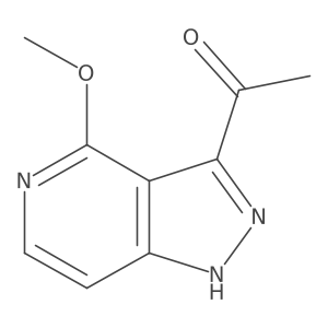 1-(4-Methoxy-1H-pyrazolo[4,3-c]pyridin-3-yl)ethan-1-one Structure