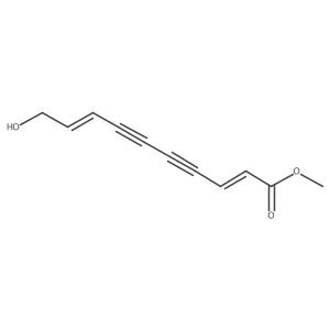 Methyl (Z,Z)-10-hydroxy-2,8-decadiene-4,6-diynoate Structure
