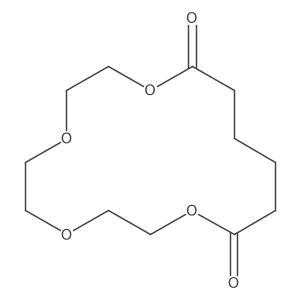 1,4,7,10-Tetraoxacyclohexadecane-11,16-dione结构式