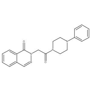 2-[2-oxo-2-(4-phenylpiperazino)ethyl]-1(2H)-phthalazinone Structure