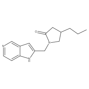 4-Propyl-1-(1h-pyrrolo[3,2-c]pyridin-2-ylmethyl)-2-pyrrolidinone Structure