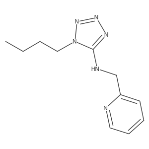 N-(1-Butyl-1H-tetrazol-5-yl)-2-pyridinemethanamine Structure
