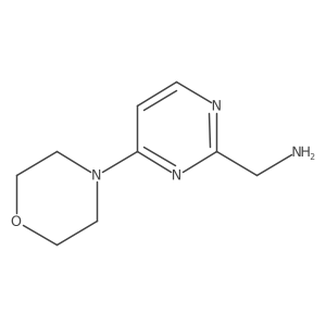 (4-Morpholinopyrimidin-2-yl)methanamine Structure
