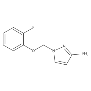 1-[(2-fluorophenoxy)methyl]-1H-pyrazol-3-amine结构式