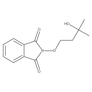 2-(3-Hydroxy-3-methyl-butoxy)-isoindole-1,3-dione结构式