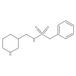 1-phenyl-N-(piperidin-3-ylmethyl)methanesulfonamide Structure