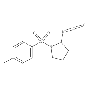 1-(4-Fluorobenzenesulfonyl)-2-isocyanatopyrrolidine Structure