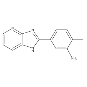 2-Fluoro-5-(3H-imidazo[4,5-b]pyridin-2-yl)benzenamine Structure