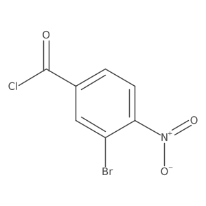 3-Bromo-4-nitrobenzoyl chloride结构式
