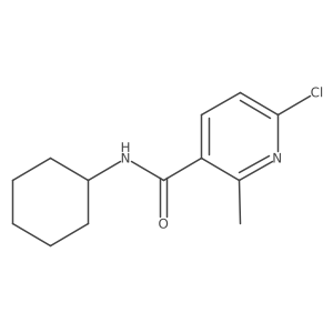 6-Chloro-n-cyclohexyl-2-methylnicotinamide Structure